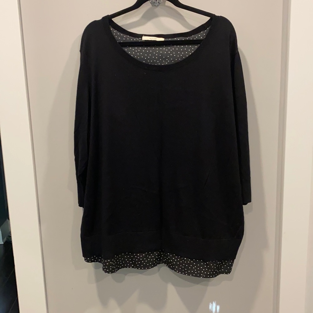 Sejour Peekaboo Back Sweater